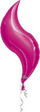 Curve Foil Balloon 24" (Choose your color)