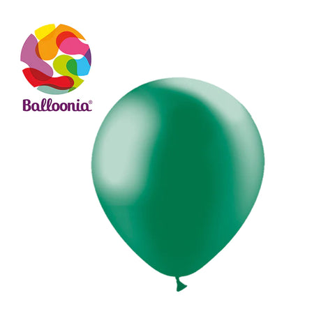 Balloonia 5" Balloon Pastel Latex Forest Green 100CT