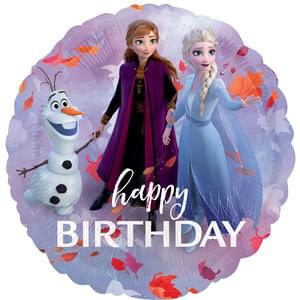 18" FROZEN 2 HAPPY BIRTHDAY BALLOON