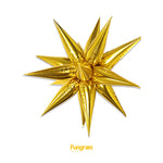 40"  Gold Big  Explosion Star balloons, Foil Balloon,12pcs