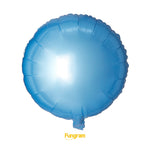 18" Round Foil Balloon- Flat (Choose Your Color)