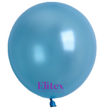 Elitex 12" Light Blue Pearl Latex Balloon 50ct Elitex