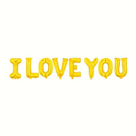 14" Phrase I Love You, Set of Letters- Choose Your Color