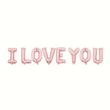 14" Phrase I Love You, Set of Letters- Choose Your Color