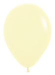 Sempertex 5" Pastel Matte Yellow 100/pk