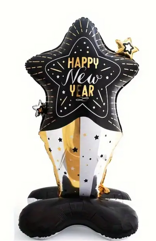 58", 1pc, 2024 New Year Standing Foil Balloon