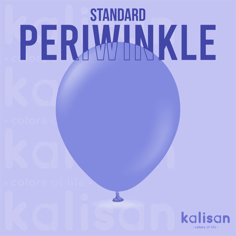 Kalisan Latex Standard Periwinkle - 5", 100 Pieces