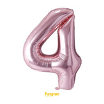 40" (inch) Rose Gold Number from 0 to 9, Foil Balloon