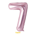 40" (inch) Rose Gold Number from 0 to 9, Foil Balloon