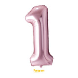 40" (inch) Rose Gold Number from 0 to 9, Foil Balloon