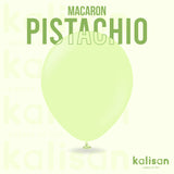 Kalisan Latex Macaron Pistachio - 12", 100 Pieces