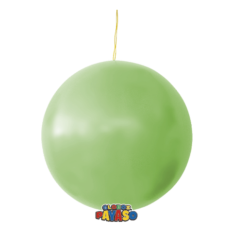 Globos Payaso Punch Ball Balloon Pastel Dark Green 3ct
