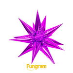 26"  Hot Pink Big  Explosion Star balloons, Foil Balloon,12pcs
