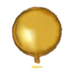 18" Round Foil Balloon- Flat (Choose Your Color)