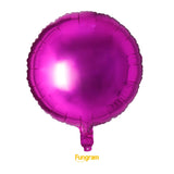 18" Round Foil Balloon- Flat (Choose Your Color)