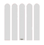 Kalisan Nozzle Up Retro Smoke - 260 Modelling 2"/60", 50 Pieces