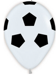 Sempertex 11" Soccer Ball 50/pk, Fashion White. Soccer Ball Print