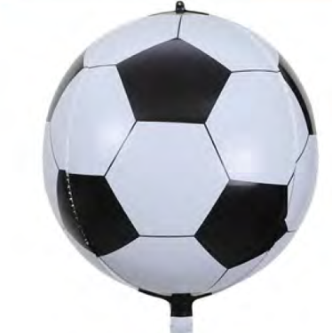 22" Soccer Orbz, Flat