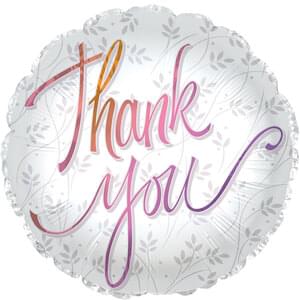 18" Thank you Script - A. L. Party Balloons
