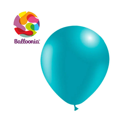 Balloonia 5" Balloon Pastel Latex Turquoise 100CT