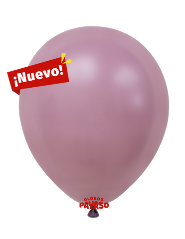 Globos Payaso 12in Balloon Vintage Malva 50ct