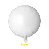 18" Round Foil Balloon- Flat (Choose Your Color)