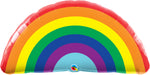 36" Shape Bright Rainbow Foil Balloon - Single Pack