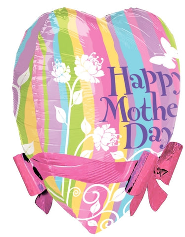 22" Mother's Day Pastel Ribbons & Bows 