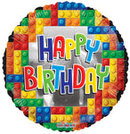 18" PR Birthday Building Bricks - Single Pack