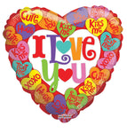 Love You Little Messages Balloon 18" Single Pack