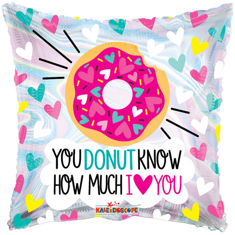 18" PR Donut Love Holographic - Single Pack
