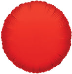 18" SC Solid Round Red - Single Pack