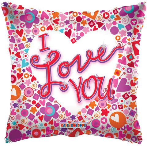 18″ SV I Love You Mosaic Clear View – Single Pack