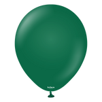 Kalisan Latex Standard Dark Green (Emerald Green) - 18", 25 Pieces
