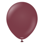 Kalisan Latex Standard Burgundy - 18", 25 Pieces