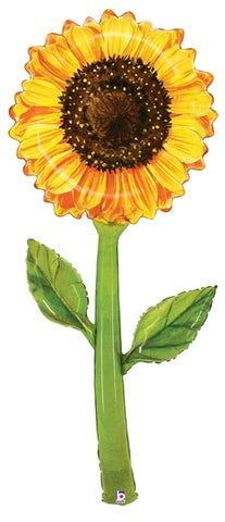 5' (five feet) Fresh Pick Sunflower, Foil Balloon