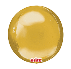 ORBZ FOIL BALLOON GOLD 16” (Flat)