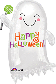 22" Ghost with Candy, Foil Balloon