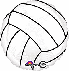 17" Championship Volleyball, foil balloon, PKG