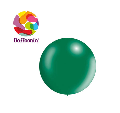 Balloonia 2FT Balloon Pastel Latex Forest Green 5CT