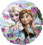 17" Frozen Anna and Elsa, Foil Balloon