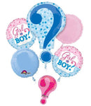 Gender Reveal Balloon Packaged Bouquet 