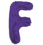 14" SC Letter F Purple -Single Pack