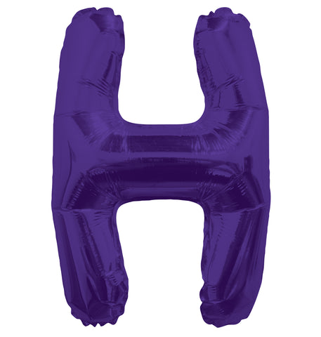 14" SC Letter H Purple -Single Pack
