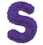 14" SC Letter S Purple -Single Pack