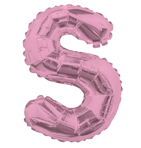 14" SC Letter S Light Pink -Single Pack
