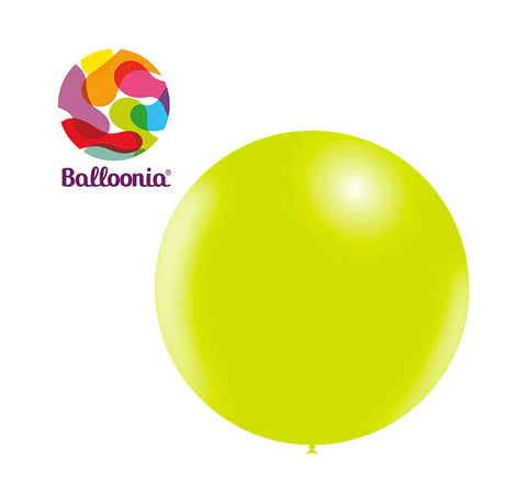 Balloonia 12" Balloon Pastel Latex Lime Green 50CT