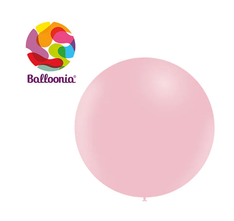Balloonia 18" Balloon Matte Latex Baby Pink 25ct