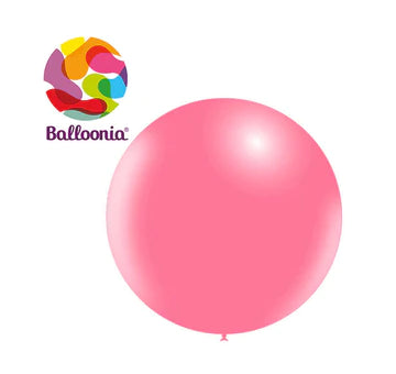 Balloonia 18" Balloon Pastel Latex Pink 25CT