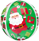 15″ Merry Christmas Elf Orbz, foil balloon (single Pack)